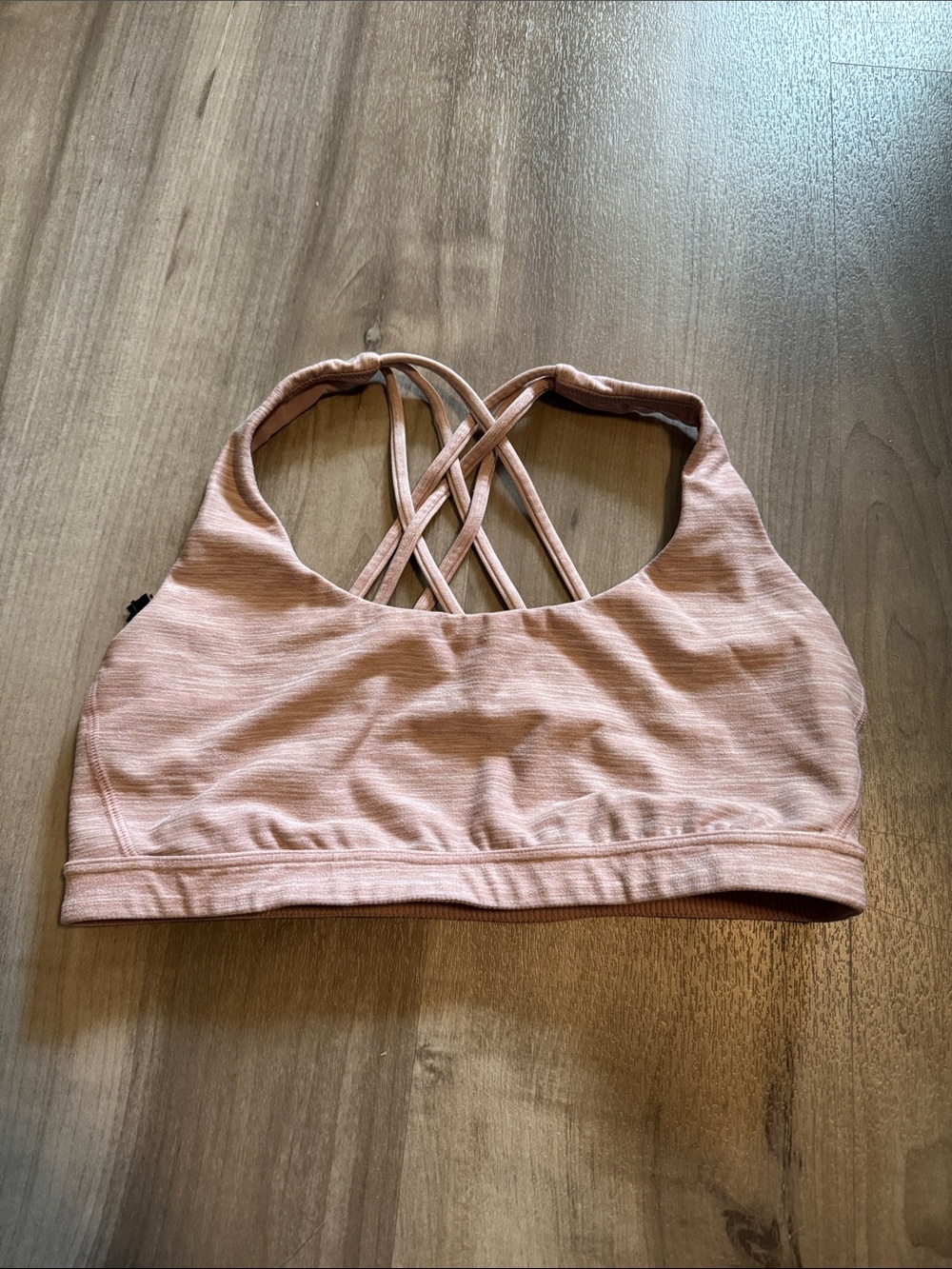 Victoria's Secret Crisscross Back Sports Bra - Light Pink